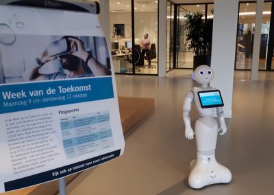 Roboter auf einer Innovationsveranstaltung